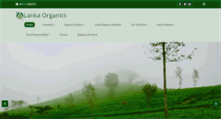 Desktop Screenshot of lankaorganics.com